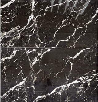 Vloertegel B&B Ceramics Nero Marquina 60x120 cm 8.5 mm B&B