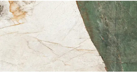 Vloertegel Douglas & Jones Magnum 60x120 cm Marmerlook Gerectificeerd 6 mm Gepolijst Aqua Douglas & Jones