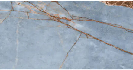 Vloertegel Douglas & Jones Magnum 60x120 cm Marmerlook Gerectificeerd 6 mm Gepolijst Azure Douglas & Jones