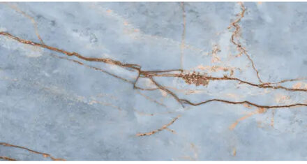 Vloertegel Douglas & Jones Magnum 60x120 cm Marmerlook Gerectificeerd 6 mm Mat Azure Douglas & Jones