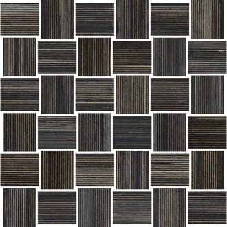 Vloertegel Douglas & Jones Textures Mat Wenge Mozaïek 30x30 cm Douglas & Jones
