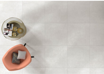 Vloertegel Flaminia Surface White 60x60 cm Gerectificeerd (Doosinhoud 1.44 m2)