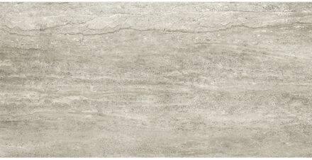 Vloertegel Serenissima Travertini Due 60x120 cm Glans Greige Serenissima