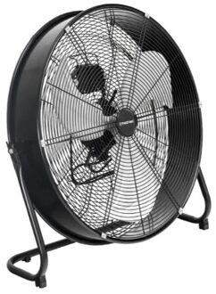 Vloerventilator TVM 24 D zwart | 124 Watt - TRO006051