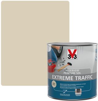 Vloerverf Extreme Traffic Steen Zijdeglans 500ml