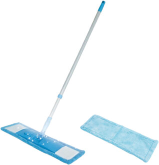 Vloerwisser en microvezel doekje - verstelbaar - vloertrekker - schoonmaken