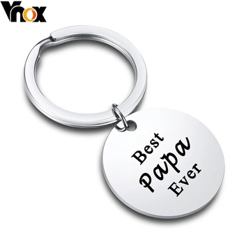 Vnox Free Personalized Custom Love Date Engraved Message Stainless Steel Keychains for Women Men Family Keepsake Gifts