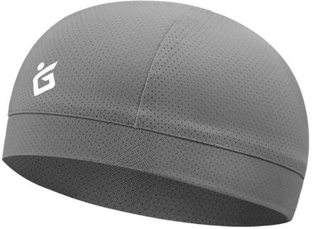 Vocht Wicking Cooling Zonnebrandcrème Helm Binnenvoering Beanie Dome Cap Zweetband Mannen Ademend Fietsen Hoeden Outdoor Hoofddeksels rood