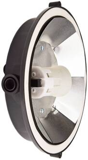 Vochtbestendige lamp Sotano Retro zwart Ø 18 cm kunststof IP44