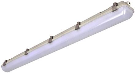 Vochtbestendige LED lamp 659, grijs, 126 cm, 25 W grijs, gesatineerd