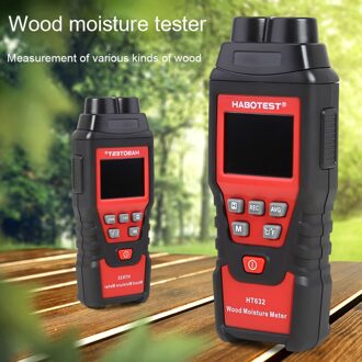 Vochtigheid Tester Bouwmateriaal Vochtige Detector Hout Vochtigheid Tester Hygrometer Hout Lcd Display Hout Vochtmeter
