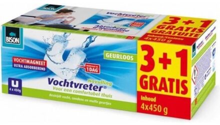 Vochtvreter magneet navul 4x450gr