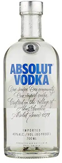 Vodka Absolut 0.7L 40 °, free from Spain, Alcohol