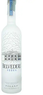 Vodka Belvedere 1L 40 °, free from Spain, Alcohol