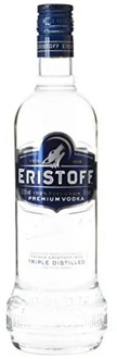Vodka Eristoff 0.7L, free from Spain, Alcohol