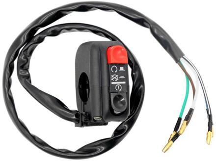 Vodool Dc 12V Universele 7/8 Inch Motorcycle Stuur Flameout Schakelaar Op Off Knop Koplamp Schakelaar Voor Moto Motorbike Atv fiets