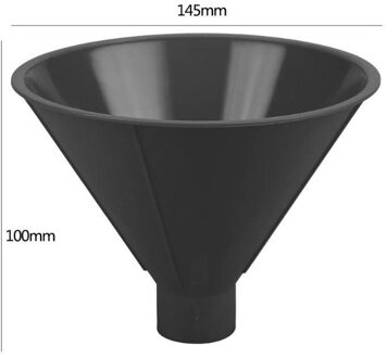 VODOOL Kegel Vormige Magische Auto Voorruit Ijskrabber Outdoor Auto Window Trechter Sneeuw Remover Schop Deicer Deicing Schrapen Tool 14.5cm zwart