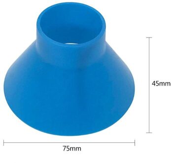 VODOOL Kegel Vormige Magische Auto Voorruit Ijskrabber Outdoor Auto Window Trechter Sneeuw Remover Schop Deicer Deicing Schrapen Tool 7.5cm blauw