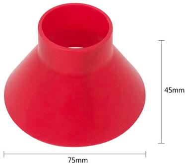 VODOOL Kegel Vormige Magische Auto Voorruit Ijskrabber Outdoor Auto Window Trechter Sneeuw Remover Schop Deicer Deicing Schrapen Tool 7.5cm rood