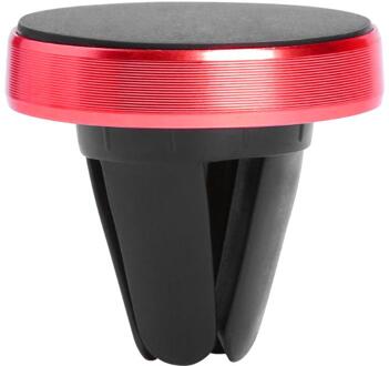 Vodool Magnetische Mobiele Telefoon Houder Compact En Draagbare Dragen Handig Auto Gps Air Vent Mount Magneet Stand Bracket Mount Rood