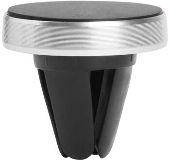 Vodool Magnetische Mobiele Telefoon Houder Compact En Draagbare Dragen Handig Auto Gps Air Vent Mount Magneet Stand Bracket Mount Zilver