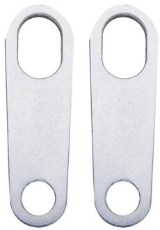 VODOOL Motorfiets Richtingaanwijzer Lamp Houder Shock Beugel voor Alle Auto Motorfiets Accessoriy Koplamp Beugel Zilver