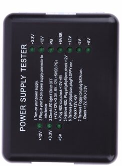 Voeding Tester Checker Led 20/24 Pin Voor Psu Atx Sata Hdd Tester Checker Meter Meten Voor Pc Compute NIL5