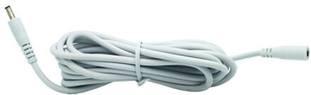 Voeding Verlengkabel 3 meter wit (stekker 3.5 x 1.35 mm)