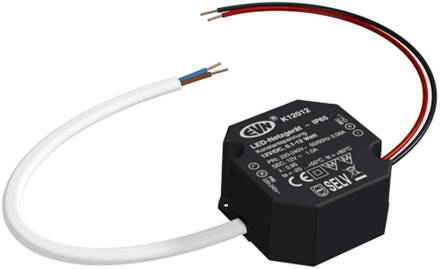 Voedingseenheid 12V/DC 0,1-12W, IP65, 220-240V/AC