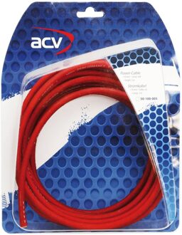 Voedingskabel 10,00 mm² rood 5 Meter 50100005