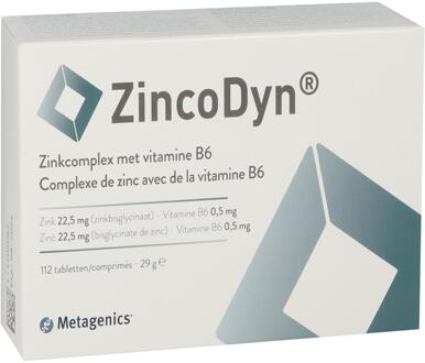 Voedingssupplementen Metagenics Zincodyn 112tab