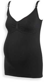 Voedingstop Naadloos - Borstvoeding Kleding - S/M - Zwart