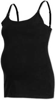 Voedingstop - Zwangerschapskleding - Zwart - Maat S