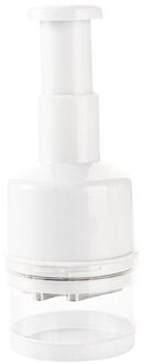 Voedsel Chopper Groente Chopper En Slicer Dicer Handleiding Mini Hand Chopper Ui Knoflook Mincer Met Cover Keuken Accessoires Licht Geel