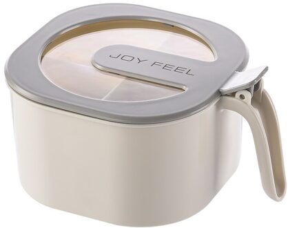 Voedsel Container Plastic Multigrain Opslag Verzegelde Blikken Keuken Luchtdicht Pantry Pasta Refrigerato Noodle Doos grijs