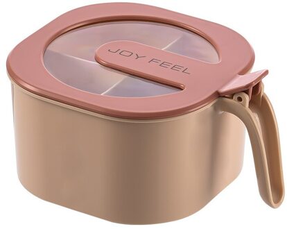 Voedsel Container Plastic Multigrain Opslag Verzegelde Blikken Keuken Luchtdicht Pantry Pasta Refrigerato Noodle Doos roze