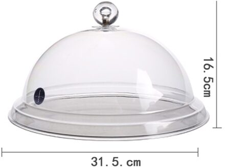 Voedsel Cover Cap Plastic Roken Zetgroep Cloche Deksel Dome Cover 8 10 12 Inch Accessoire Voor Roker Gun Borden Kommen 12duim