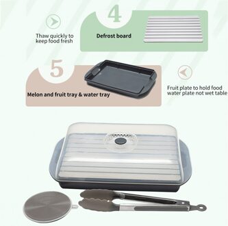 Voedsel Cover Snijplank Keuken Gadgets Koken Vlees Gevogelte Gereedschap Ontdooien Lade Ontdooier Plaat Snelle Ontdooien Lade