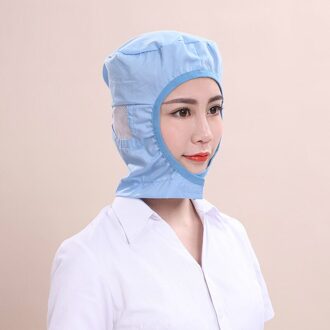 Voedsel Fabriek Workshop Caps Ademend Stofdicht Mannen Vrouwen Keuken Restaurant Bakkerij Ober Food Service Mannen Vrouwen Ademende Hoed Blauw