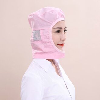 Voedsel Fabriek Workshop Caps Ademend Stofdicht Mannen Vrouwen Keuken Restaurant Bakkerij Ober Food Service Mannen Vrouwen Ademende Hoed Roze