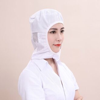 Voedsel Fabriek Workshop Caps Ademend Stofdicht Mannen Vrouwen Keuken Restaurant Bakkerij Ober Food Service Mannen Vrouwen Ademende Hoed wit