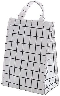 Voedsel Koeltas Waterdichte Draagbare Thermische Oxford Lunch Tas Voor Vrouwen Mannen Kids Grote Gestreepte Geïsoleerde Lunchbox Tas tote