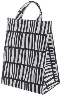 Voedsel Koeltas Waterdichte Draagbare Thermische Oxford Lunch Tas Voor Vrouwen Mannen Kids Grote Gestreepte Geïsoleerde Lunchbox Tas tote