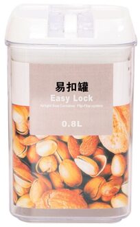 Voedsel Opslag Container Acryl Keuken Opslag Verzegelde Blikken Te Gesp Multi-Capaciteit Doos Multigrain Opslag Jar Transparant