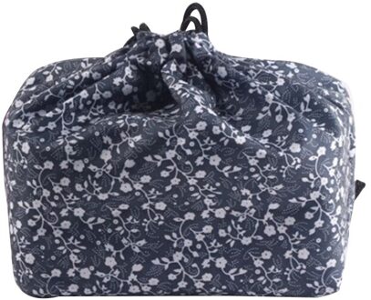 Voedsel Opslag Lunch Tas Picknick Thermisch Geïsoleerd Bento Pouch Japanse Stijl Doek School Gedrukt Kantoor Trekkoord Cooler Travel 8