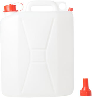 Voedselgeschikte jerrycan/watertank 20 liter - Jerrycan voor water Transparant