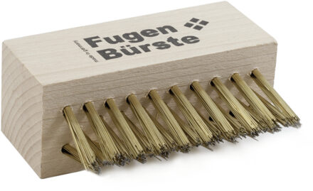 Voegenborstel met steelgat - 10 x 3,5 x 7 cm - onkruid borstel - onkruid wieden