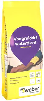 Voegmiddel weber finish grijs 4 kg