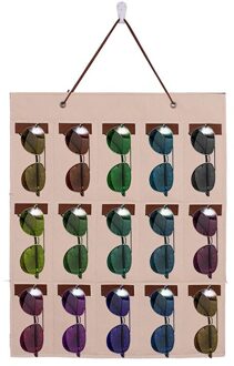 Voelde Brillen Stand Houder Voor Zonnebril Bril Opslag Display Opknoping Zak Muur Pocket Opbergdoos Organizer stijl 1