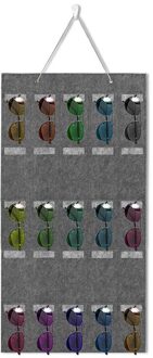 Voelde Brillen Stand Houder Voor Zonnebril Bril Opslag Display Opknoping Zak Muur Pocket Opbergdoos Organizer stijl 3